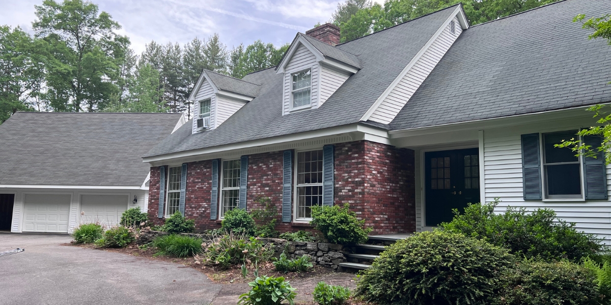 Soft Wash Roof Cleaning in Acton MA,